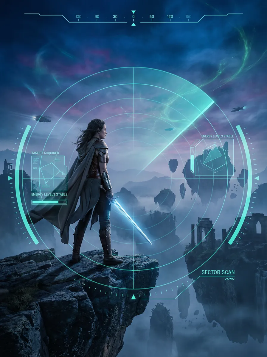 追剧雷达 推荐新剧 - 幻境之门 奇幻冒险剧集海报